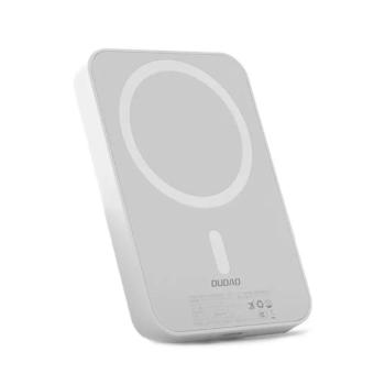 Dudao K26S MagSafe-kompatibilis powerbank 1xUSB-A és 1xUSB-C csatlakozással 5000mAh 20W - fehér kép