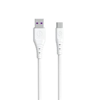 Dudao kábel USB - USB type-c 6A kábel 1 m fehér (TGL3T) kép
