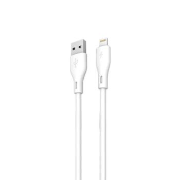 Dudao L2L USB-A - Lightning kábel 3A 2m - fehér kép