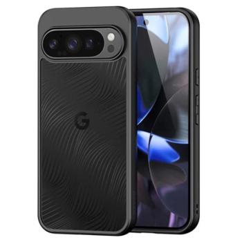 DUX DUCIS AIMO szilikon telefonvédő (ütésállóság, kameravédő, matt, hullám) FEKETE Google Pixel 10 Pro XL kép