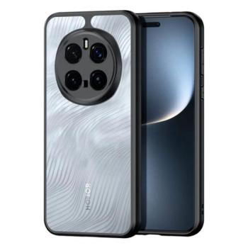 DUX DUCIS AIMO szilikon telefonvédő (ütésállóság, kameravédő, matt, hullám) FEKETE Honor Magic7 Pro kép