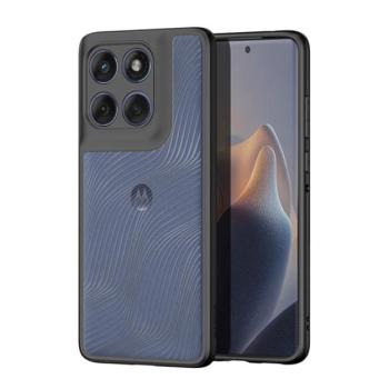 DUX DUCIS AIMO szilikon telefonvédő (ütésállóság, kameravédő, matt, hullám) FEKETE Motorola Edge 60 Fusion 5G (XT2503-4) kép