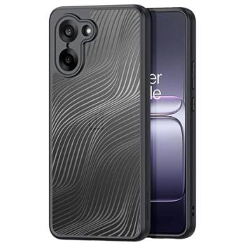 DUX DUCIS AIMO szilikon telefonvédő (ütésállóság, kameravédő, matt, hullám) FEKETE OnePlus Nord CE5 kép