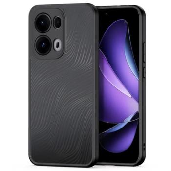 DUX DUCIS AIMO szilikon telefonvédő (ütésállóság, kameravédő, matt, hullám) FEKETE Oppo Reno 13 Pro kép