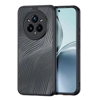 DUX DUCIS AIMO szilikon telefonvédő (ütésállóság, kameravédő, matt, hullám) FEKETE Realme 14 Pro Plus kép