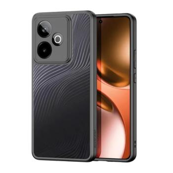 DUX DUCIS AIMO szilikon telefonvédő (ütésállóság, kameravédő, matt, hullám) FEKETE Realme GT 7 5G, GT 7T 5G kép