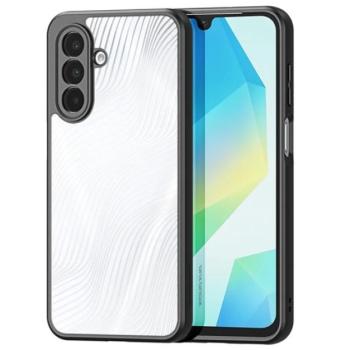 DUX DUCIS AIMO szilikon telefonvédő (ütésállóság, kameravédő, matt, hullám) FEKETE Samsung Galaxy A17 5G (SM-A176) kép