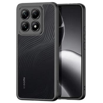 DUX DUCIS AIMO szilikon telefonvédő (ütésállóság, kameravédő, matt, hullám) FEKETE Xiaomi 14T Pro 5G kép