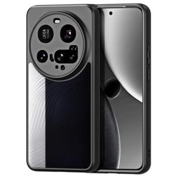 DUX DUCIS AIMO szilikon telefonvédő (ütésállóság, kameravédő, matt, hullám) FEKETE Xiaomi 15 Ultra kép