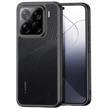 DUX DUCIS AIMO szilikon telefonvédő (ütésállóság, kameravédő, matt, hullám) FEKETE Xiaomi 15 kép