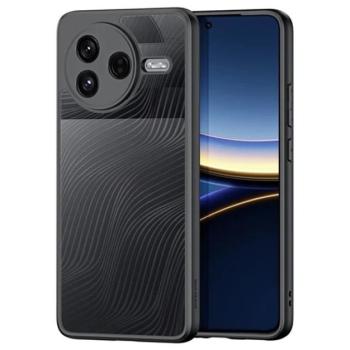 DUX DUCIS AIMO szilikon telefonvédő (ütésállóság, kameravédő, matt, hullám) FEKETE Xiaomi Poco F7 Pro kép