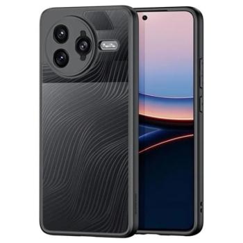 DUX DUCIS AIMO szilikon telefonvédő (ütésállóság, kameravédő, matt, hullám) FEKETE Xiaomi Poco F7 Ultra kép