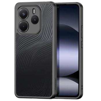 DUX DUCIS AIMO szilikon telefonvédő (ütésállóság, kameravédő, matt, hullám) FEKETE Xiaomi Redmi Note 14 4G kép