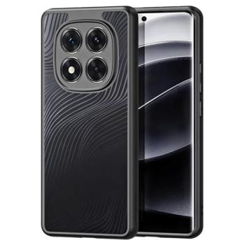 DUX DUCIS AIMO szilikon telefonvédő (ütésállóság, kameravédő, matt, hullám) FEKETE Xiaomi Redmi Note 14 Pro 5G kép