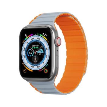 Dux Ducis Apple Watch 38/40/41mm szíj, szürke-narancssárga kép