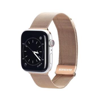 Dux Ducis Apple Watch 42/44/45mm milánói szíj, rozéarany kép