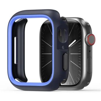 DUX DUCIS BAMO műanyag óra keret (ütésállóság) SÖTÉTKÉK Apple Watch Series 9 45mm, Watch Series 8 45mm, Watch Series 7 45mm kép