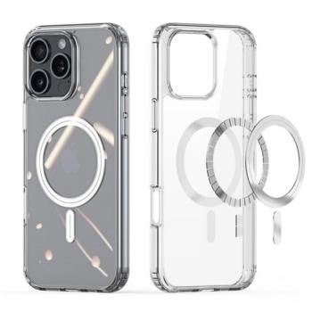 DUX DUCIS CLIN műanyag telefonvédő (ütésállóság, légpárnás sarok, szilikon keret, MagSafe) ÁTLÁTSZÓ Apple iPhone 16 Pro Max kép