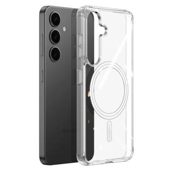 DUX DUCIS CLIN szilikon telefonvédő (ütésállóság, légpárnás sarok, MagSafe) ÁTLÁTSZÓ Samsung Galaxy S25 (SM-S931) kép