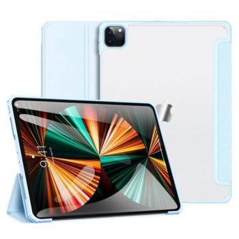 DUX DUCIS COPA tok álló, bőr hatású (aktív FLIP, oldalra nyíló, TRIFOLD, asztali tartó) VILÁGOSKÉK Apple IPAD Air 13 (2024), IPAD Pro 12.9 (2022), IPAD Pro 12.9 (2018) kép