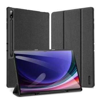 Dux Ducis Domo Samsung Tab S10 Ultra/S9 Ultra/S8 Ultra kihajtható tok pencil tartóval, fekete kép