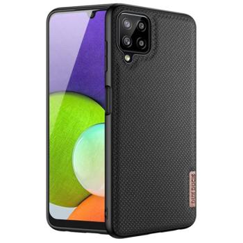 DUX DUCIS FINO szilikon telefonvédő (műanyag belső, közepesen ütésálló, rács minta) FEKETE Samsung Galaxy A22 4G (SM-A225) kép