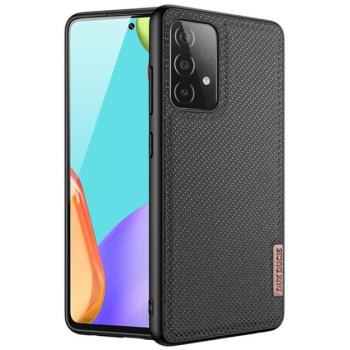 DUX DUCIS FINO szilikon telefonvédő (műanyag belső, közepesen ütésálló, rács minta) FEKETE Samsung Galaxy A72 4G (SM-A725F), Samsung Galaxy A72 5G (SM-A726F) kép