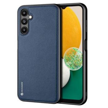 DUX DUCIS FINO szilikon telefonvédő (műanyag belső, közepesen ütésálló, rács minta) SÖTÉTKÉK Samsung Galaxy A14 5G (SM-A146), Samsung Galaxy A14 4G (SM-A145) kép