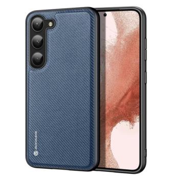 DUX DUCIS FINO szilikon telefonvédő (műanyag belső, közepesen ütésálló, rács minta) SÖTÉTKÉK Samsung Galaxy S23 Plus (SM-S916) kép