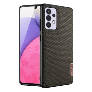 DUX DUCIS FINO szilikon telefonvédő (műanyag belső, közepesen ütésálló, rács minta) SÖTÉTZÖLD Samsung Galaxy A33 5G (SM-A336) kép