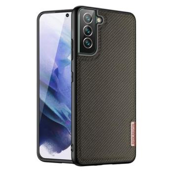 DUX DUCIS FINO szilikon telefonvédő (műanyag belső, közepesen ütésálló, rács minta) SÖTÉTZÖLD Samsung Galaxy S22 Plus 5G (SM-S906) kép