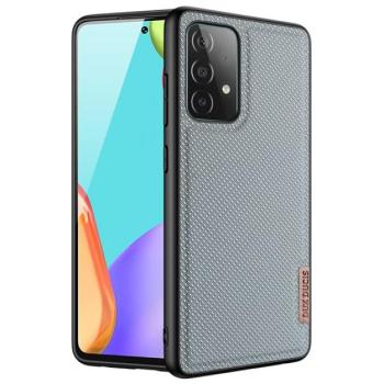 DUX DUCIS FINO szilikon telefonvédő (műanyag belső, közepesen ütésálló, rács minta) SZÜRKE Samsung Galaxy A32 5G (SM-A326) kép