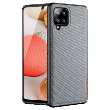 DUX DUCIS FINO szilikon telefonvédő (műanyag belső, közepesen ütésálló, rács minta) SZÜRKE Samsung Galaxy A42 5G (SM-A425F) kép