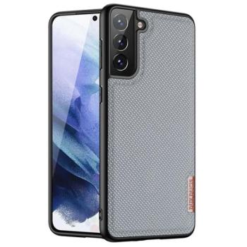 DUX DUCIS FINO szilikon telefonvédő (műanyag belső, közepesen ütésálló, rács minta) SZÜRKE Samsung Galaxy S21 Plus (SM-G996) 5G kép