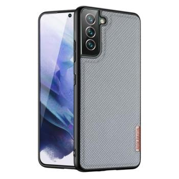 DUX DUCIS FINO szilikon telefonvédő (műanyag belső, közepesen ütésálló, rács minta) SZÜRKE Samsung Galaxy S22 Plus 5G (SM-S906) kép