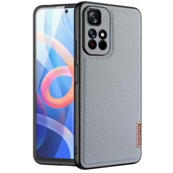 DUX DUCIS FINO szilikon telefonvédő (műanyag belső, közepesen ütésálló, rács minta) SZÜRKE Xiaomi Redmi Note 11 5G, Xiaomi Redmi Note 11T 5G, Xiaomi Poco M4 Pro 5G kép