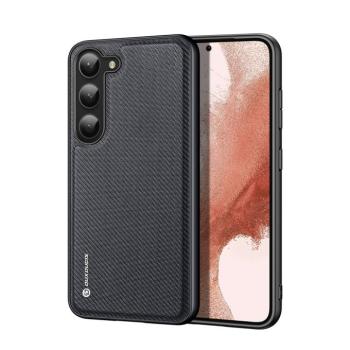Dux Ducis Fino tok Samsung Galaxy S23+ tok szilikon kerettel fekete kép