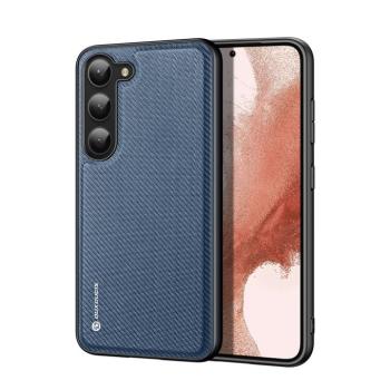 Dux Ducis Fino tok Samsung Galaxy S23+ tok szilikon kerettel kék kép