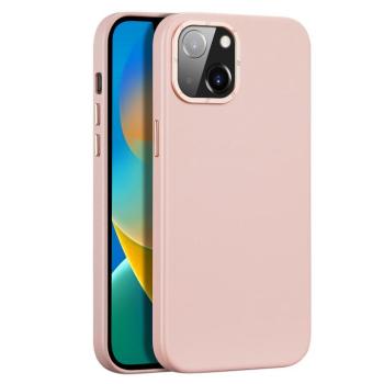 Dux Ducis Grit Leather MagSafe tok iPhone 14 Plus Rózsaszín kép