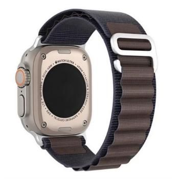 DUX DUCIS GS pótszíj (egyedi méret, nagy, textil, állítható) SÖTÉTSZÜRKE Apple Watch Ultra 2 49mm, Watch Ultra 49mm, Watch Series 9 45mm kép