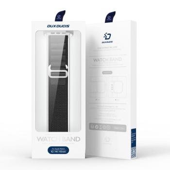 DUX DUCIS GS - szövött nejlon szíj Apple Watch 42/44/45/49mm fekete kép