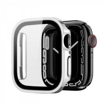 Dux Ducis Hamo Apple Watch 7/8/9 45mm tok kijelzővédő felülettel, ezüst kép