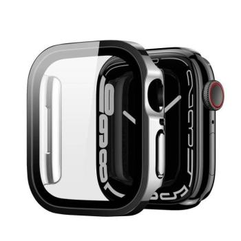 Dux Ducis Hamo Apple Watch 7/8/9 45mm tok kijelzővédő felülettel, fekete kép