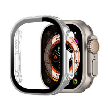 DUX DUCIS HAMO műanyag keret (BUMPER, közepesen ütésálló, fém hatás) EZÜST Apple Watch Ultra 49mm kép