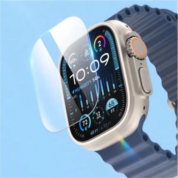 DUX DUCIS kijelzővédő üveg (3D, 0.33mm, 9H) ÁTLÁTSZÓ Apple Watch Ultra 2 49mm, Watch Ultra 49mm kép