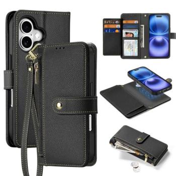 Dux Ducis Lawa könyvtok iPhone 16 - fekete kép