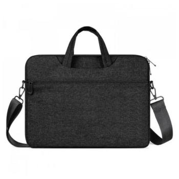 DUX DUCIS LBJB tok fekvő, textil LAPTOP/NOTEBOOK/TABLET (univerzális, vízálló, vállpánt, 15.5-16&quot; méret) FEKETE kép