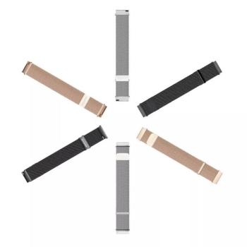 DUX DUCIS Milanese - rozsdamentes acél mágneses szíj Samsung Galaxy Watch / Huawei Watch / Honor Watch (20mm-es szíj) arany színű kép