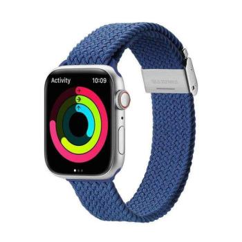 Dux Ducis MIXTURE II Apple Watch 42/44/45mm szövet szíj, kék kép