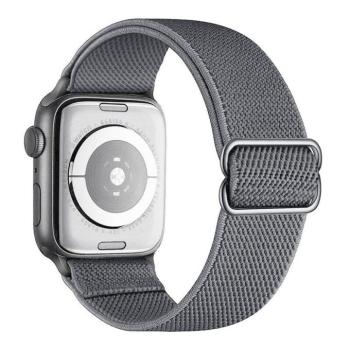 Dux Ducis Mixture Pro Apple Watch 42/44/45/49mm szövet szíj, ezüst kép